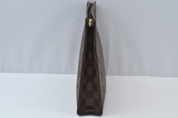 Auth Louis Vuitton Damier Poche Toilette 26 Cosmetic Pouch N47543 Junk 2424J