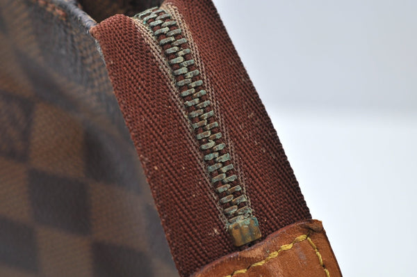 Auth Louis Vuitton Damier Poche Toilette 26 Cosmetic Pouch N47543 Junk 2424J