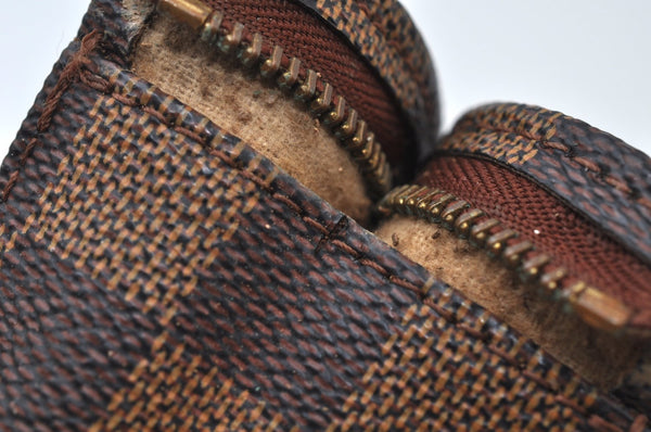 Auth Louis Vuitton Damier Poche Toilette 26 Cosmetic Pouch N47543 Junk 2424J