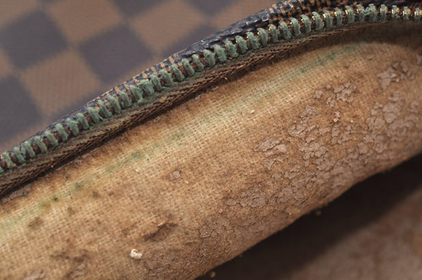 Auth Louis Vuitton Damier Poche Toilette 26 Cosmetic Pouch N47543 Junk 2424J