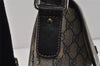 Authentic GUCCI Shoulder Cross Body Bag GG PVC Leather 223666 Navy Blue 2424K
