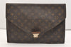 Authentic Louis Vuitton Monogram Poche Plate Documents Case M53522 LV 2425J