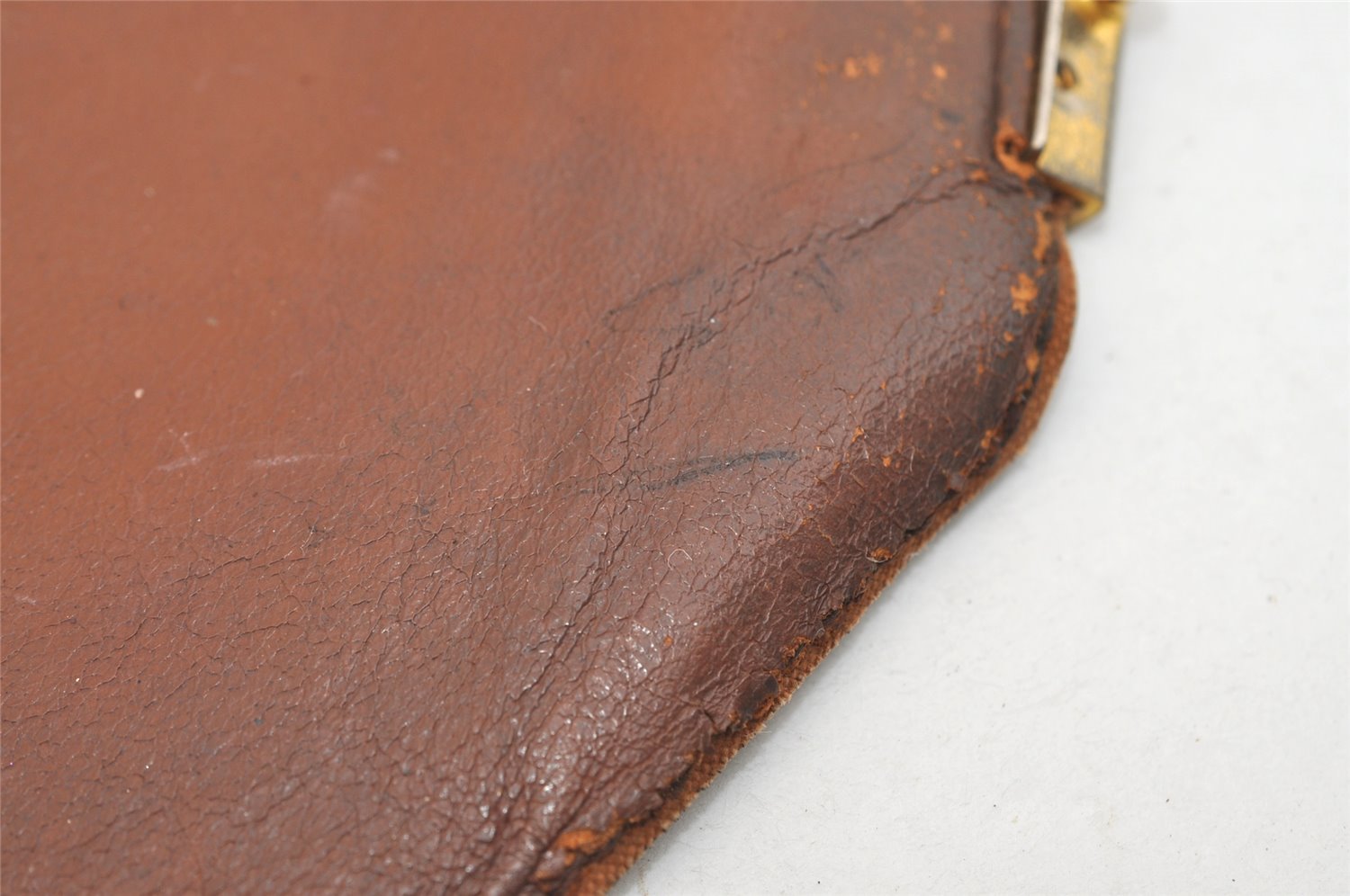 Authentic Louis Vuitton Monogram Poche Plate Documents Case M53522 LV 2425J