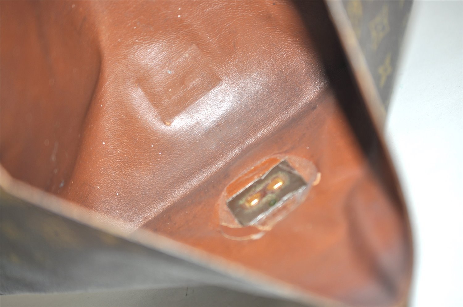 Authentic Louis Vuitton Monogram Poche Plate Documents Case M53522 LV 2425J