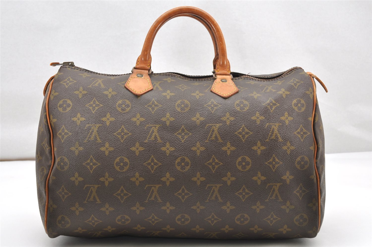 Authentic Louis Vuitton Monogram Speedy 35 Hand Boston Bag Old Model LV 2425K