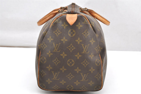 Authentic Louis Vuitton Monogram Speedy 35 Hand Boston Bag Old Model LV 2425K