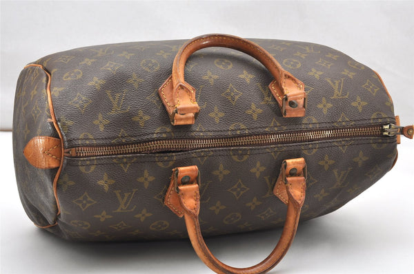 Authentic Louis Vuitton Monogram Speedy 35 Hand Boston Bag Old Model LV 2425K