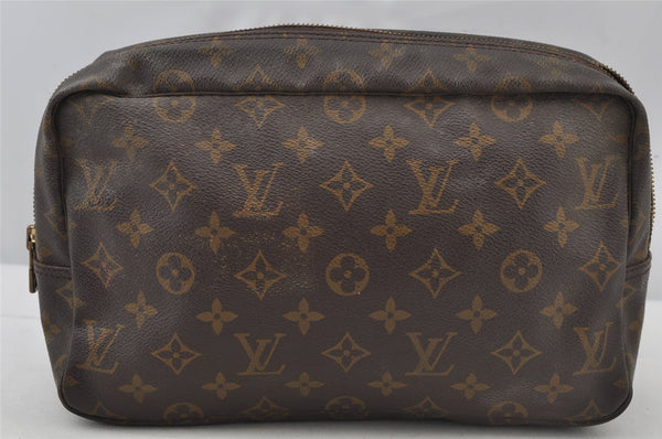 Auth Louis Vuitton Monogram Trousse Toilette 28 Clutch Bag M47522 Junk 2427J