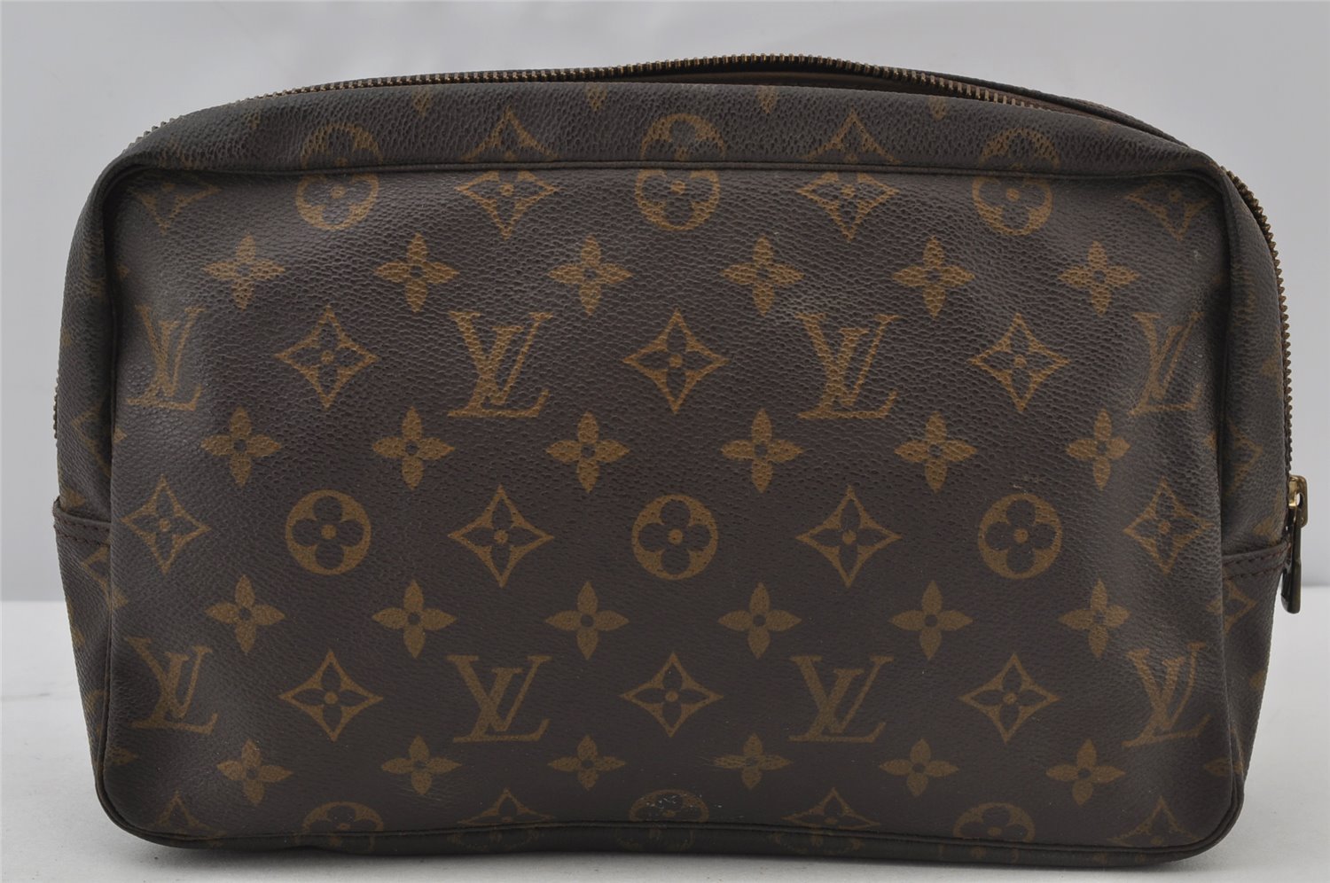 Auth Louis Vuitton Monogram Trousse Toilette 28 Clutch Bag M47522 Junk 2427J
