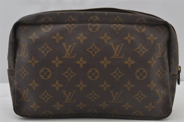 Auth Louis Vuitton Monogram Trousse Toilette 28 Clutch Bag M47522 Junk 2427J