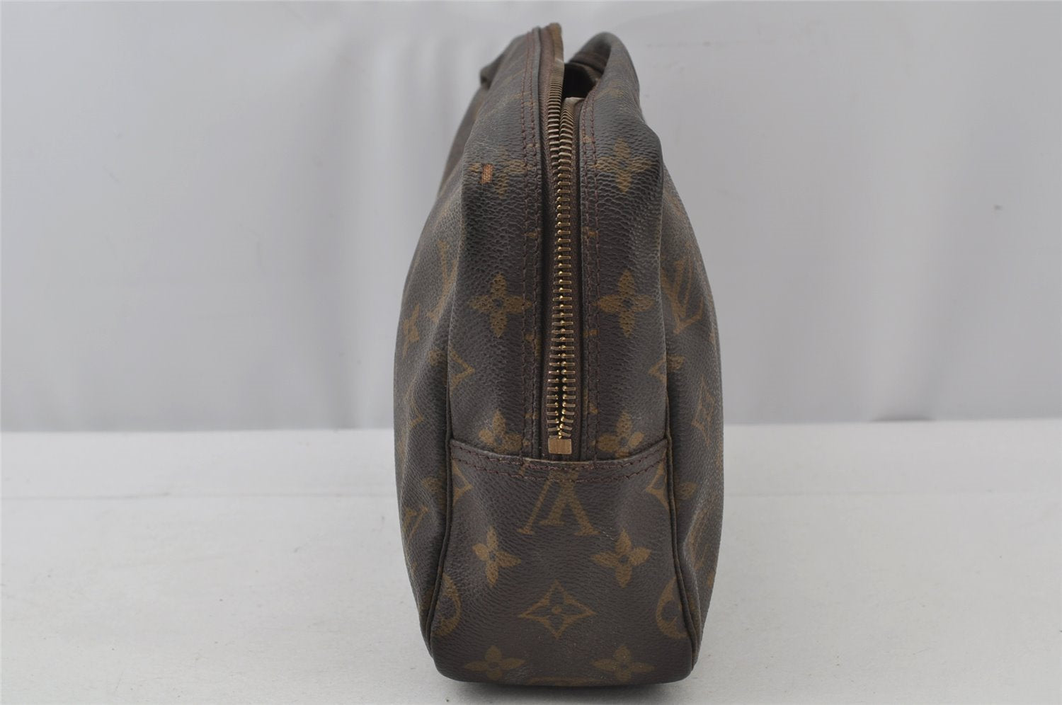 Auth Louis Vuitton Monogram Trousse Toilette 28 Clutch Bag M47522 Junk 2427J