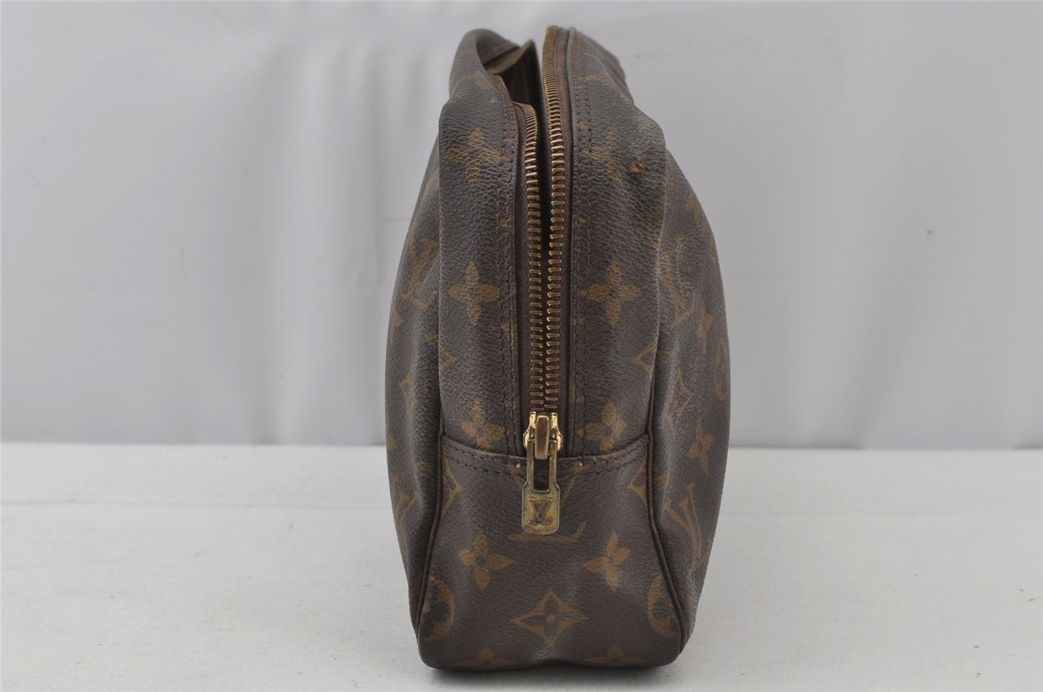 Auth Louis Vuitton Monogram Trousse Toilette 28 Clutch Bag M47522 Junk 2427J