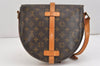 Authentic Louis Vuitton Monogram Chantilly GM Shoulder Bag M51232 LV Junk 2427K