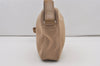 Authentic PRADA Sports Vintage Polyurethane Shoulder Bag Purse Beige 2428J