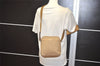 Authentic PRADA Sports Vintage Polyurethane Shoulder Bag Purse Beige 2428J