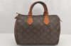 Authentic Louis Vuitton Monogram Speedy 25 Boston Hand Bag M41528 LV 2429K