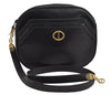 Authentic Christian Dior Shoulder Cross Body Bag Purse Leather Black Junk 2430J