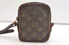 Auth Louis Vuitton Monogram Mini Poche Danube Shoulder Bag M45268 Junk 2430K