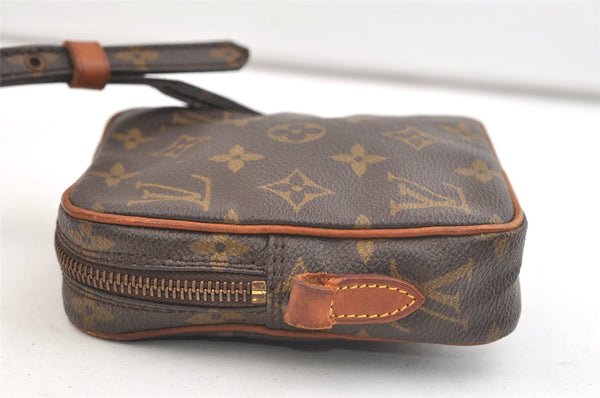 Auth Louis Vuitton Monogram Mini Poche Danube Shoulder Bag M45268 Junk 2430K