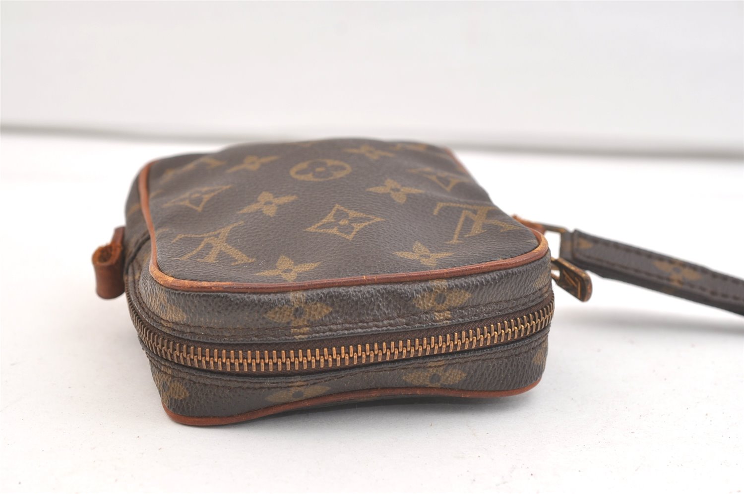 Auth Louis Vuitton Monogram Mini Poche Danube Shoulder Bag M45268 Junk 2430K