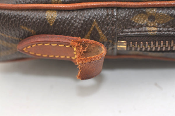 Auth Louis Vuitton Monogram Mini Poche Danube Shoulder Bag M45268 Junk 2430K