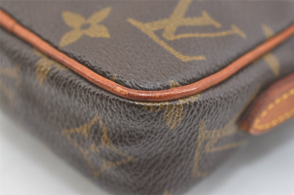 Auth Louis Vuitton Monogram Mini Poche Danube Shoulder Bag M45268 Junk 2430K