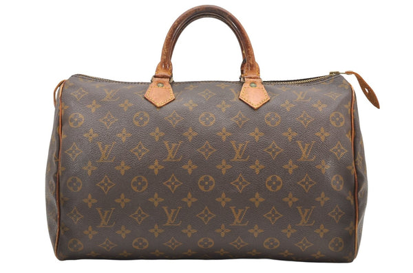 Authentic Louis Vuitton Monogram Speedy 35 Hand Boston Bag Old Model LV 2431K