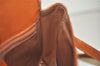 Authentic CELINE Vintage Shoulder Cross Body Bag Leather Brown 2432I
