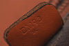 Authentic CELINE Vintage Shoulder Cross Body Bag Leather Brown 2432I