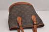 Authentic Louis Vuitton Monogram Bucket PM Shoulder Tote Bag M42238 Junk 2432J