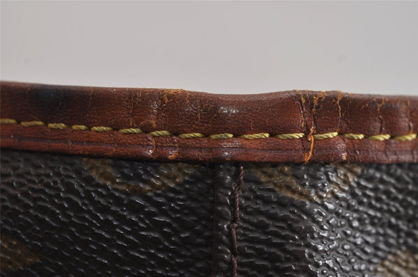 Authentic Louis Vuitton Monogram Bucket PM Shoulder Tote Bag M42238 Junk 2432J