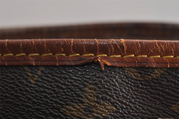 Authentic Louis Vuitton Monogram Bucket PM Shoulder Tote Bag M42238 Junk 2432J