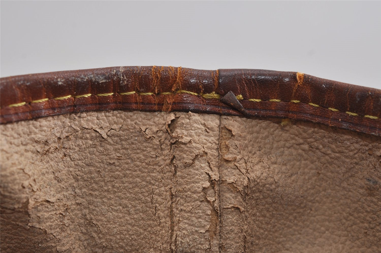 Authentic Louis Vuitton Monogram Bucket PM Shoulder Tote Bag M42238 Junk 2432J