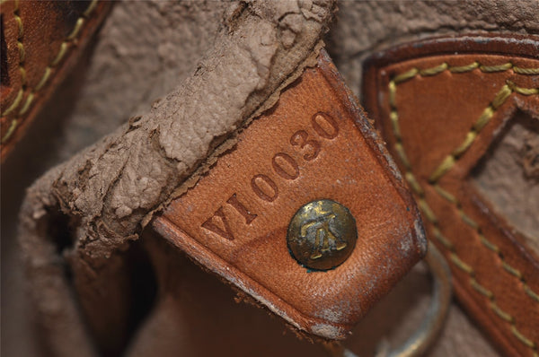 Authentic Louis Vuitton Monogram Bucket PM Shoulder Tote Bag M42238 Junk 2432J