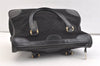 Authentic GUCCI Vintage Micro GG Canvas Leather Tote Hand Bag Black 2432K