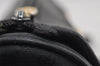 Authentic GUCCI Web Sherry Line Micro GG Shoulder Bag PVC Leather Black 2433I
