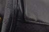 Authentic GUCCI Web Sherry Line Micro GG Shoulder Bag PVC Leather Black 2433I