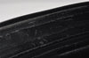 Authentic GUCCI Web Sherry Line Micro GG Shoulder Bag PVC Leather Black 2433I