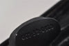 Authentic GUCCI Web Sherry Line Micro GG Shoulder Bag PVC Leather Black 2433I