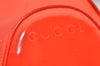 Authentic GUCCI Bamboo Shoulder Bag Purse Enamel Orange Junk 2434K