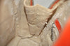 Authentic GUCCI Bamboo Shoulder Bag Purse Enamel Orange Junk 2434K