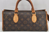Authentic Louis Vuitton Monogram Popincourt Hand Bag M40009 LV 2435K