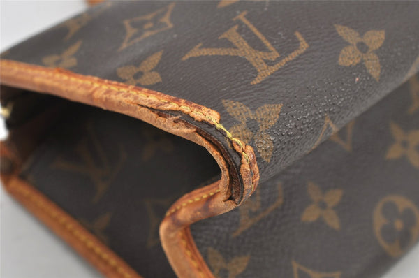 Authentic Louis Vuitton Monogram Popincourt Hand Bag M40009 LV 2435K