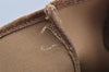 Authentic GUCCI Web Sherry Line Shoulder Tote Bag GG PVC Leather Brown 2436I