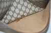 Authentic GUCCI Web Sherry Line Shoulder Tote Bag GG PVC Leather Brown 2436I