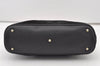 Authentic GUCCI Bamboo 2Way Shoulder Hand Purse Bag Suede Leather Black 2436J
