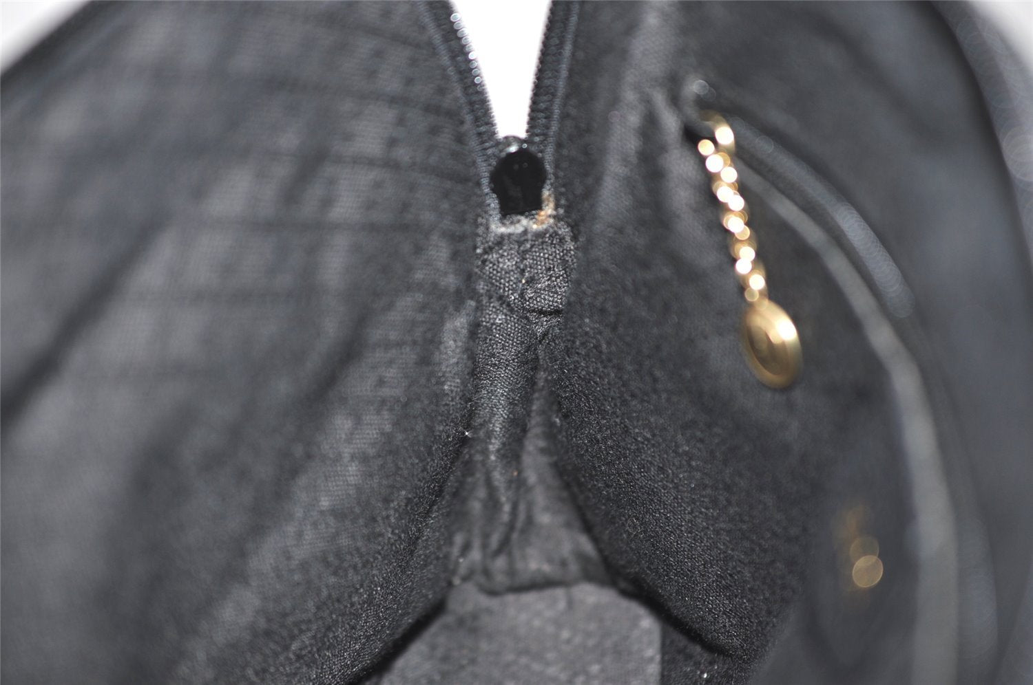 Authentic GUCCI Bamboo 2Way Shoulder Hand Purse Bag Suede Leather Black 2436J