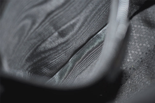 Authentic GUCCI Bamboo 2Way Shoulder Hand Purse Bag Suede Leather Black 2436J