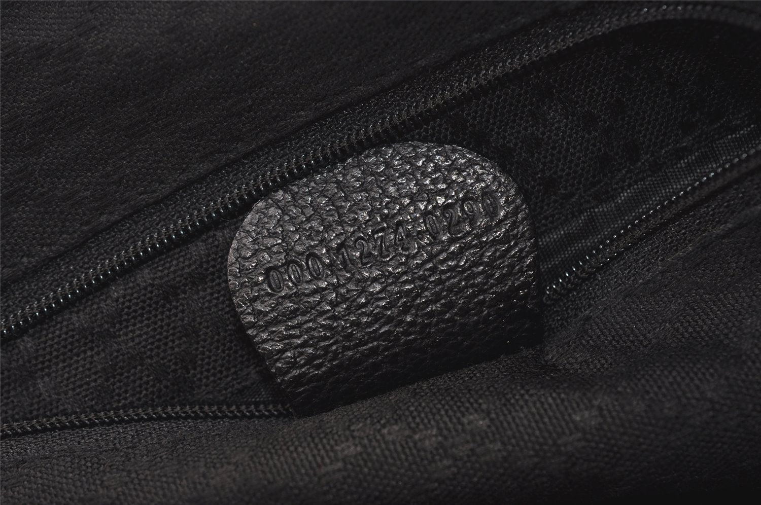 Authentic GUCCI Bamboo 2Way Shoulder Hand Purse Bag Suede Leather Black 2436J