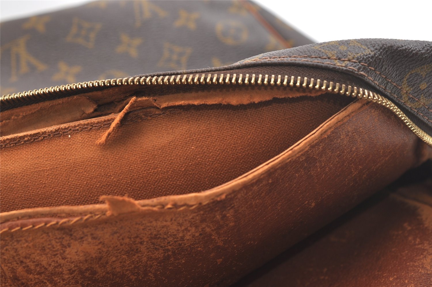 Authentic Louis Vuitton Monogram Marceau Shoulder Cross Body Bag Old Model 2436K